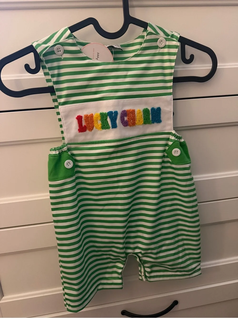 Abby & Evie ‘Lucky Charm' Romper Size 2T NWT